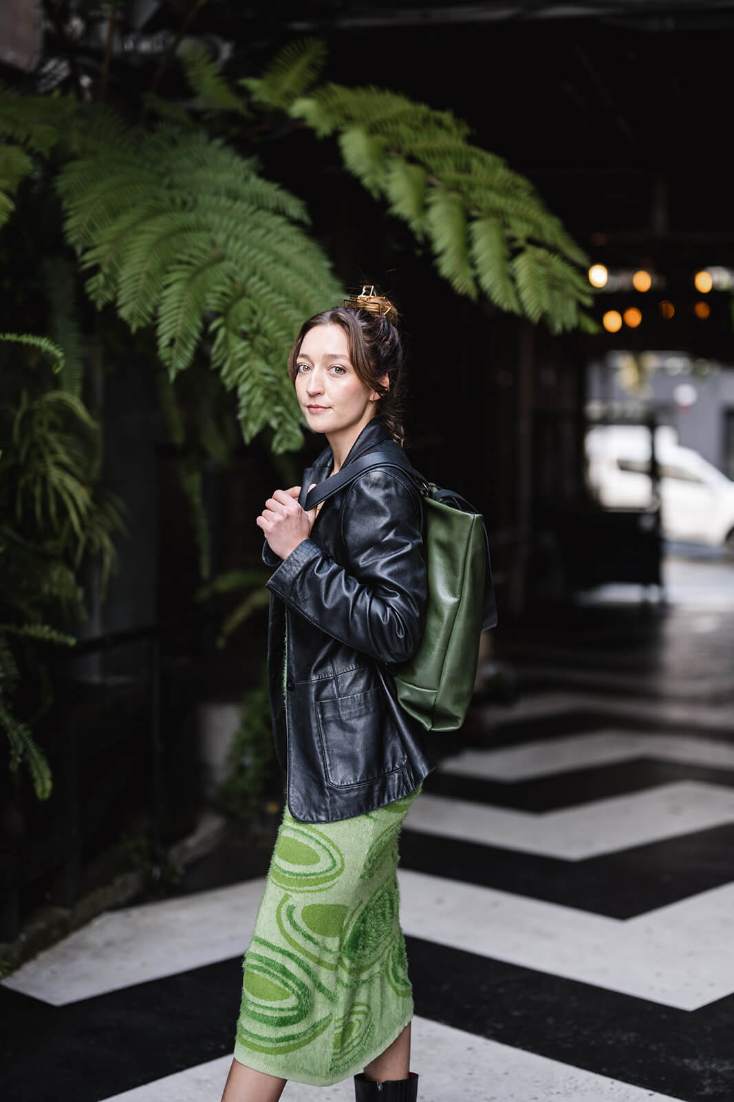 Green on sale bag style